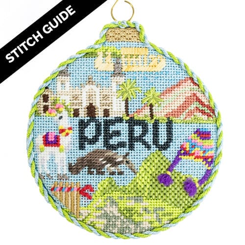 Stitch Guide- Peru Travel Round Stitch Guides/Charts Kirk & Bradley 