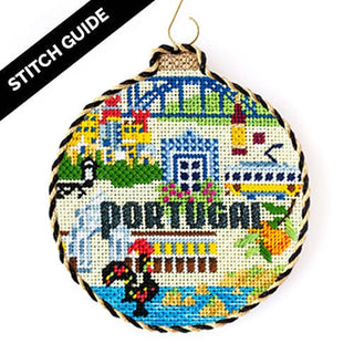 Stitch Guide  Portugal Travel Round Stitch Guides/Charts Kirk & Bradley 
