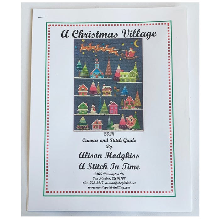 Stitch Guide - Santa in The Sky Stitch Guides/Charts A Stitch in Time 