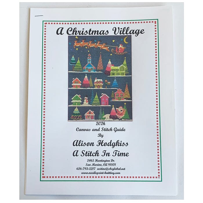 Stitch Guide   Santa in The Sky Stitch Guides/Charts A Stitch in Time  - 1