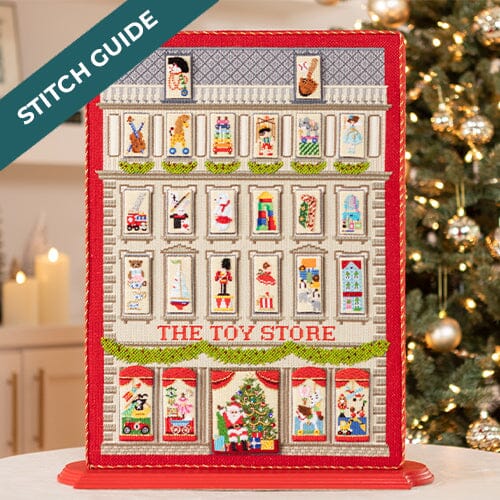 Stitch Guide   Toy Store Advent Calendar Kit Stitch Guides/Charts Kirk & Bradley  - 2