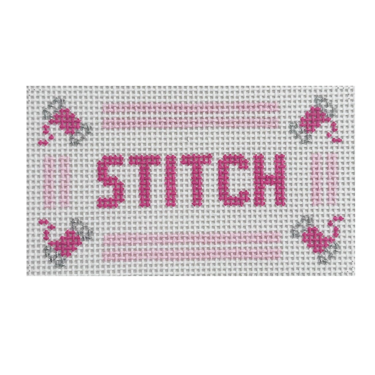 Stitch Mini Sign Painted Canvas Goodpoint Needlepoint  - 1