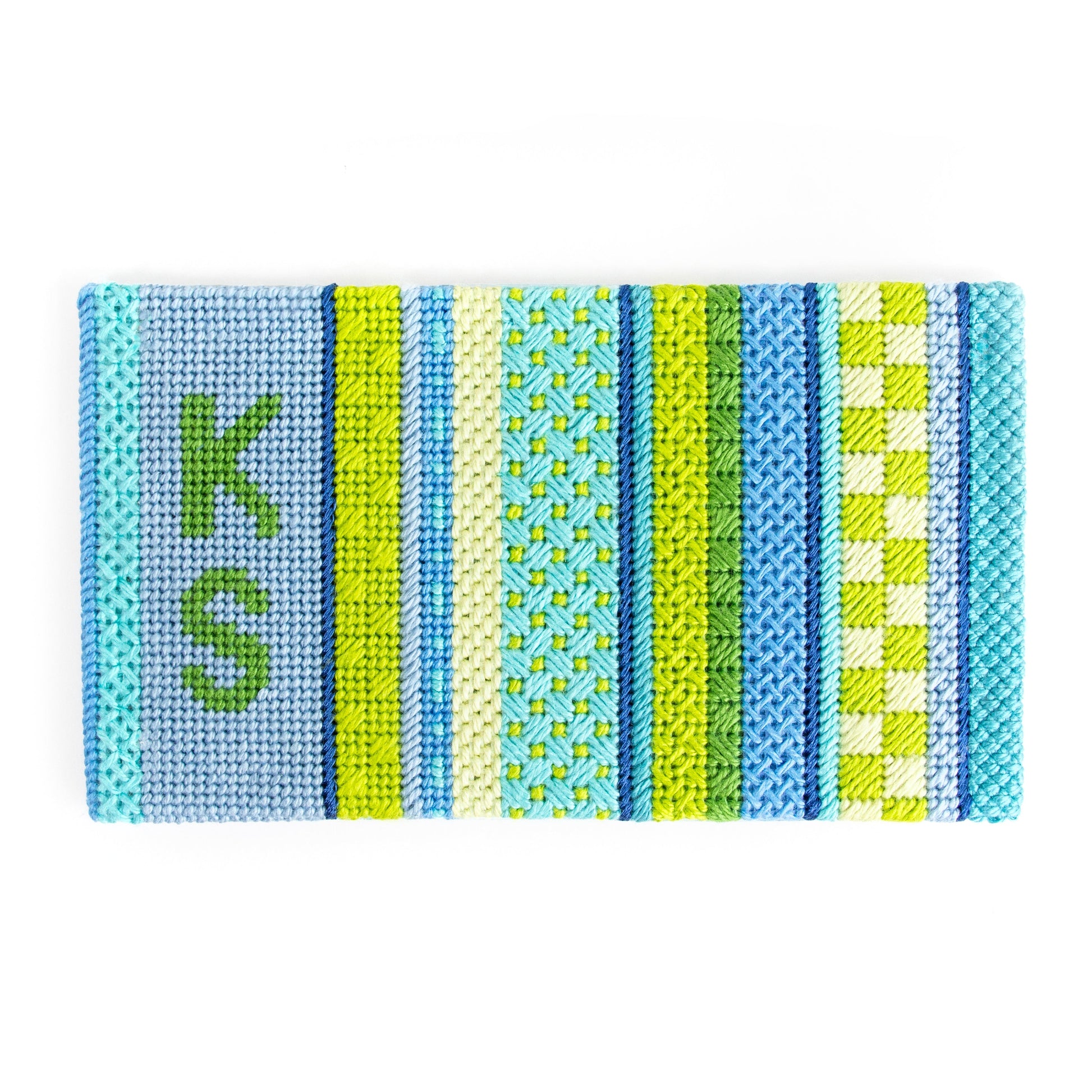 Stitch Stripe Clutch Insert Kit - Cool Kits Two Sisters Needlepoint 