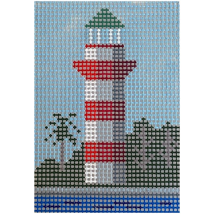 Stitchin' Littles Kit   Hilton Head Lighthouse Kits Purple Palm Designs 
