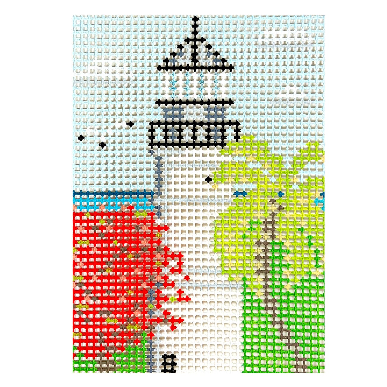 Stitchin' Littles Kit   Key West Lighthouse Kits Purple Palm Designs  - 1