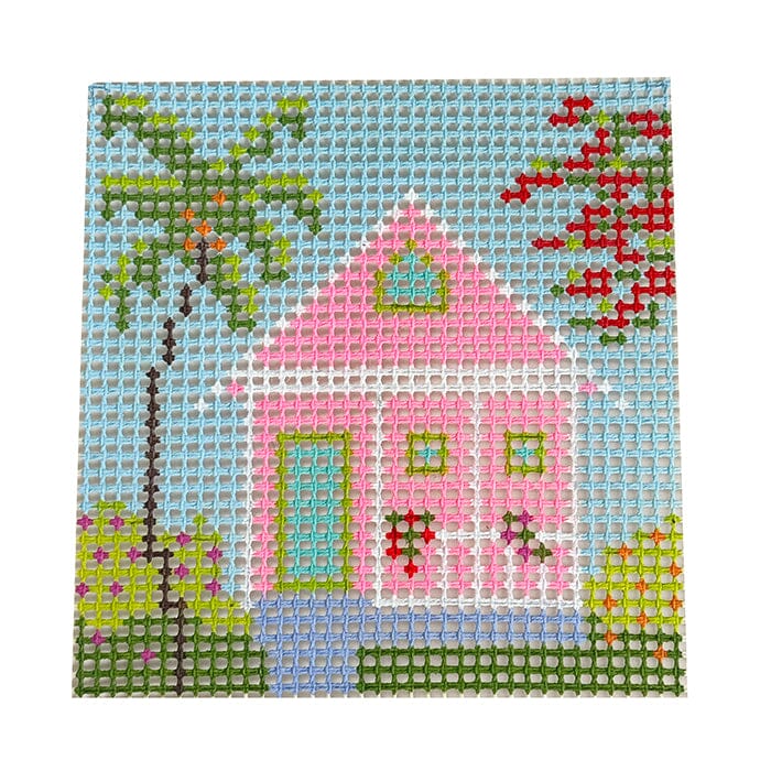 Stitchin' Littles Kit   Keys Cottage Kits Purple Palm Designs 
