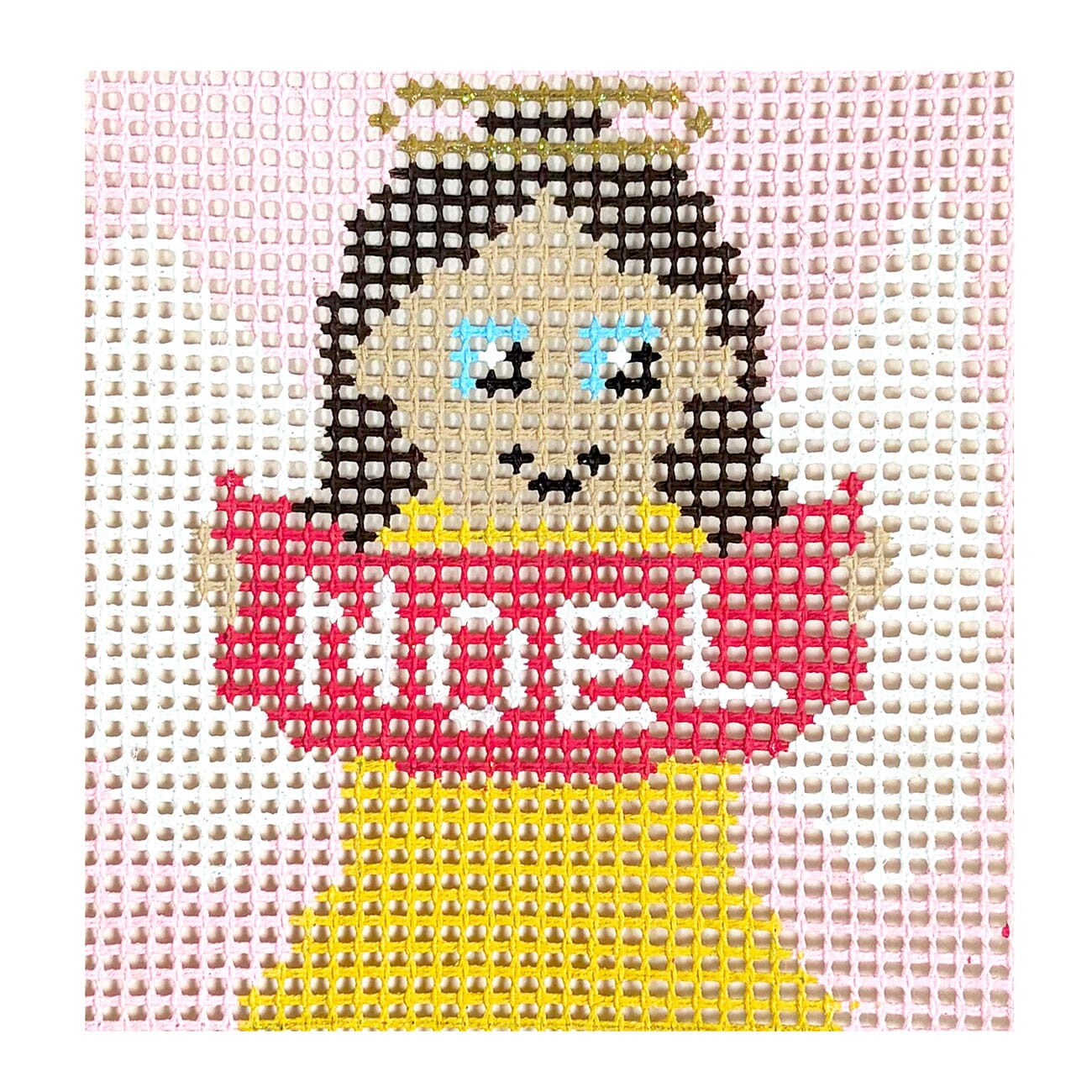 Stitchin' Littles Kit   Noel Angel Kits Purple Palm Designs  - 1