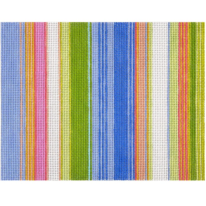 Stripes Clutch Painted Canvas Elizabeth Crane Swartz Designs 