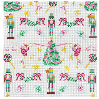Sugar Plum Print Painted Canvas KCN Designers 

