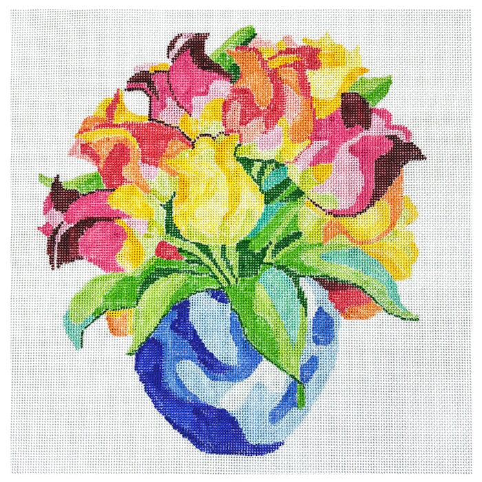 Summer Bouquet #17 Painted Canvas Jean Smith  - 1