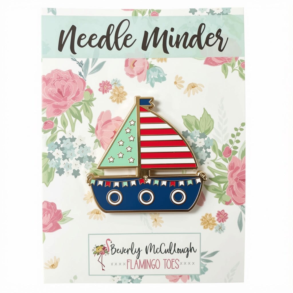 Summer Sailboat Needleminder Accessories Flamingo Toes  - 1