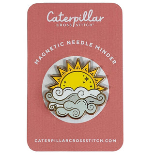 Sunshine Enamel Needleminder Accessories Caterpillar Cross 
