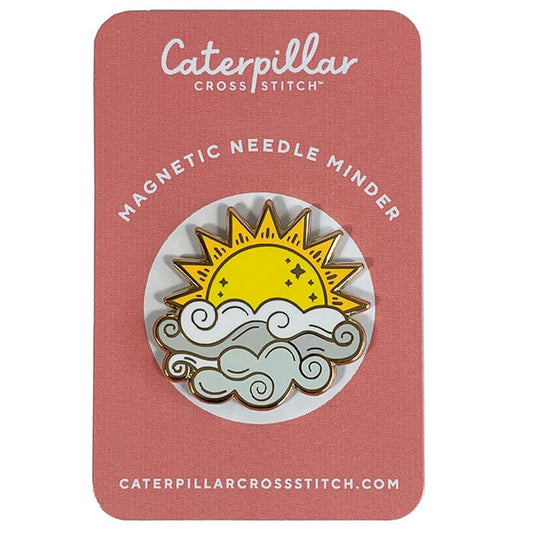 Sunshine Enamel Needleminder Accessories Caterpillar Cross 