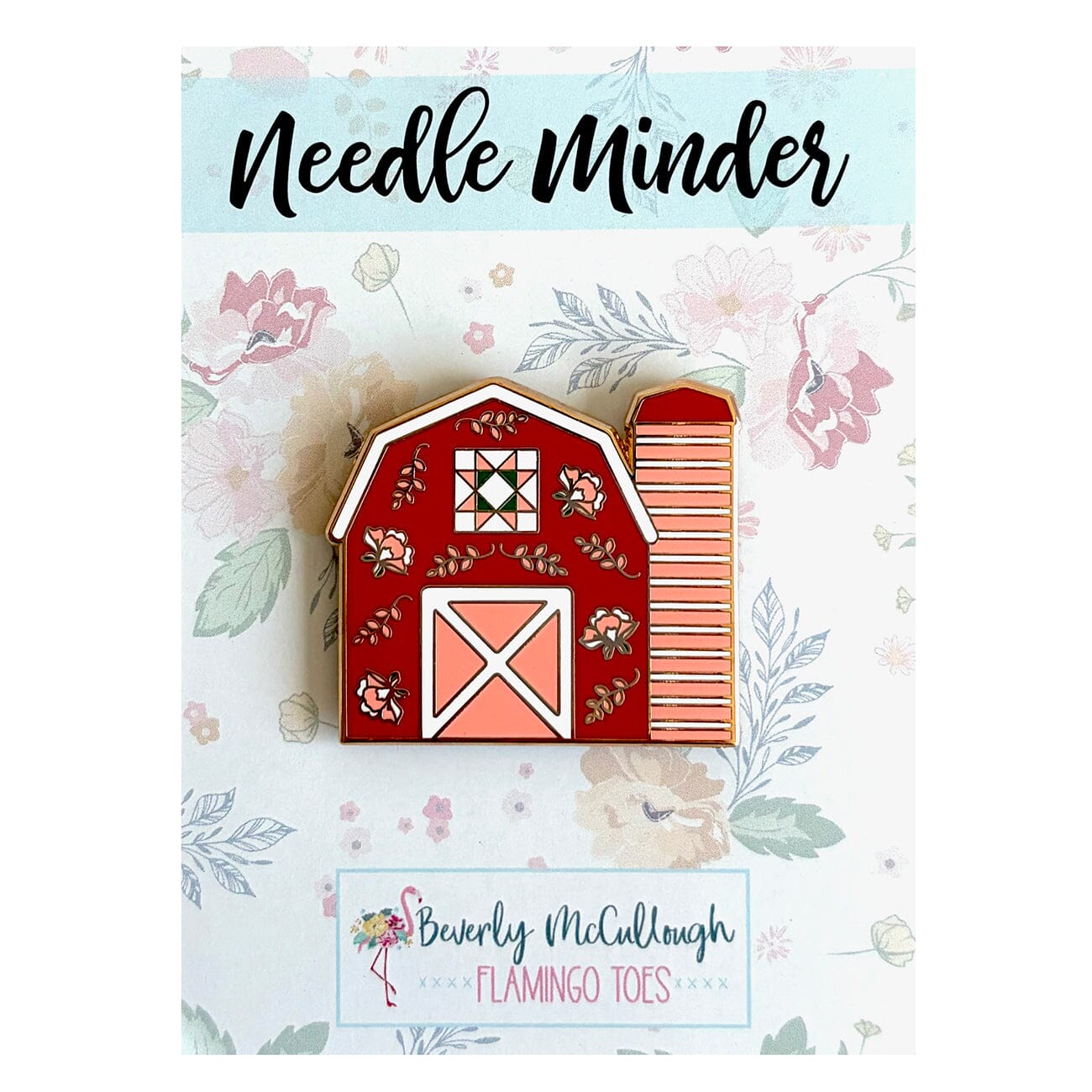 Sweet Acres Red Barn Needleminder Accessories Flamingo Toes  - 1