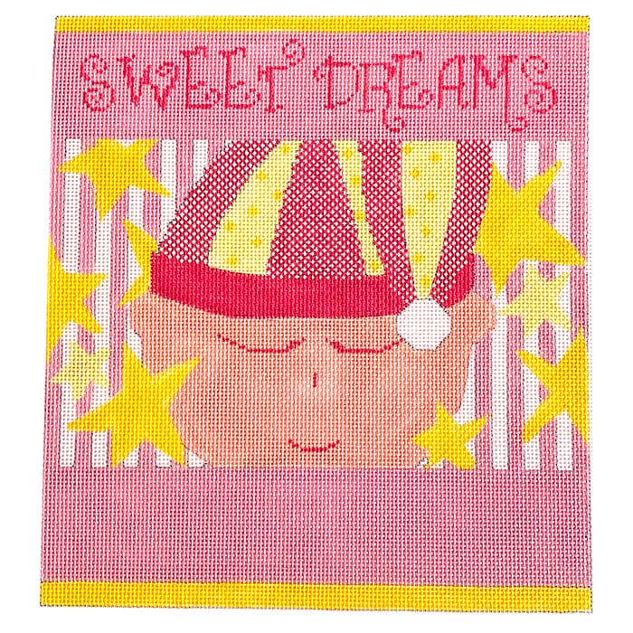 Sweet Dreams Painted Canvas Vallerie Needlepoint Gallery  - 1