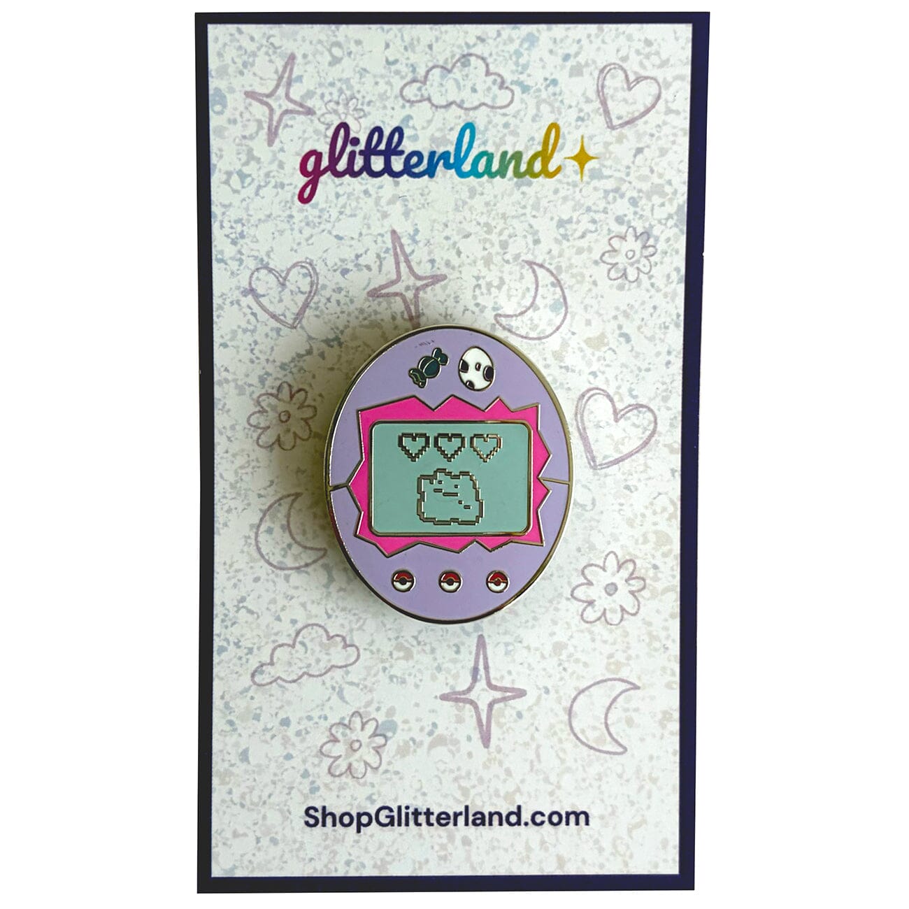 Tamagotchi Needle Minder Accessories Glitterland  - 1