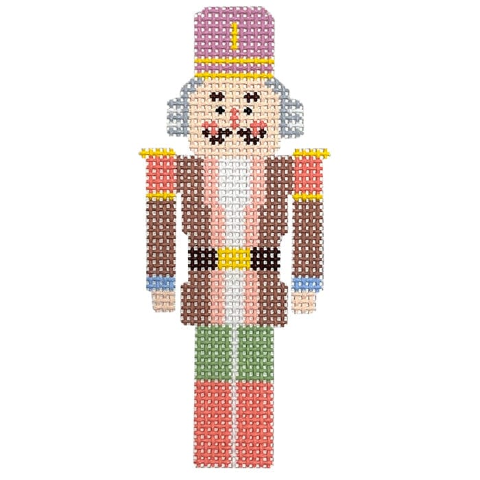 Tan Nutcracker Ornament Printed Canvas Coco Frank Studio 
