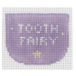 Tea Party Tooth Fairy Pillow Painted Canvas Kathy Schenkel Designs 
