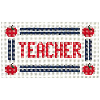 TEACHER Canvas Painted Canvas Goodpoint Needlepoint 
