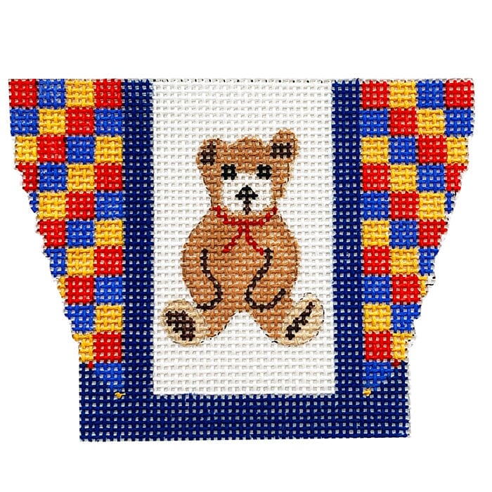 Teddy Bear Painted Canvas Vallerie Needlepoint Gallery  - 1