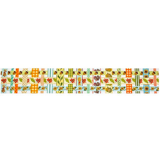 Thanksgiving Basket – Woven Ribbons w/Fall Theme Painted Canvas Kate Dickerson Needlepoint Collections 
