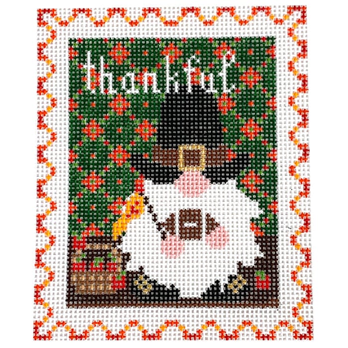 Thanksgiving Stamp Painted Canvas Wipstitch Needleworks 
