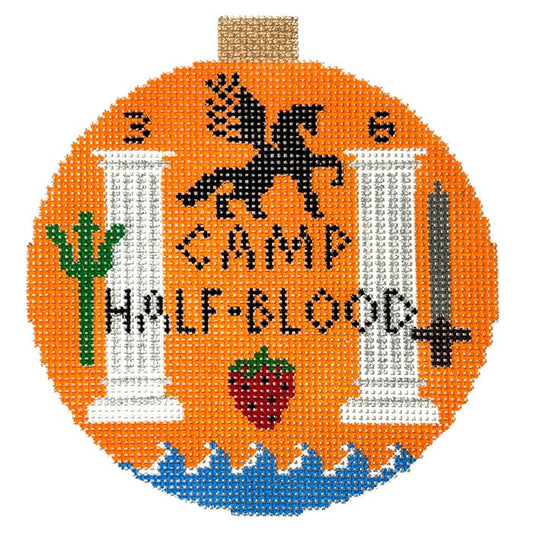 The Book Canvas - Camp Half-Blood Painted Canvas Mopsey Designs 