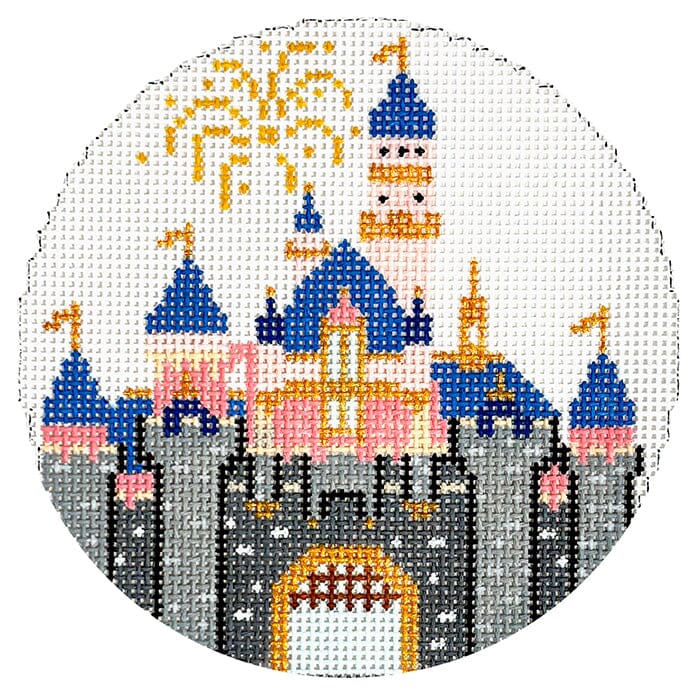 The Book Canvas   Castle Painted Canvas Mopsey Designs  - 1