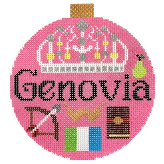 The Book Canvas   Genovia Painted Canvas Mopsey Designs 
