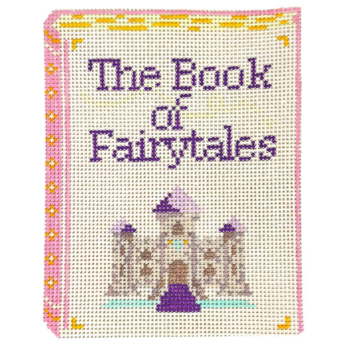 The Book of Fairytales Painted Canvas The Gingham Stitchery  - 1