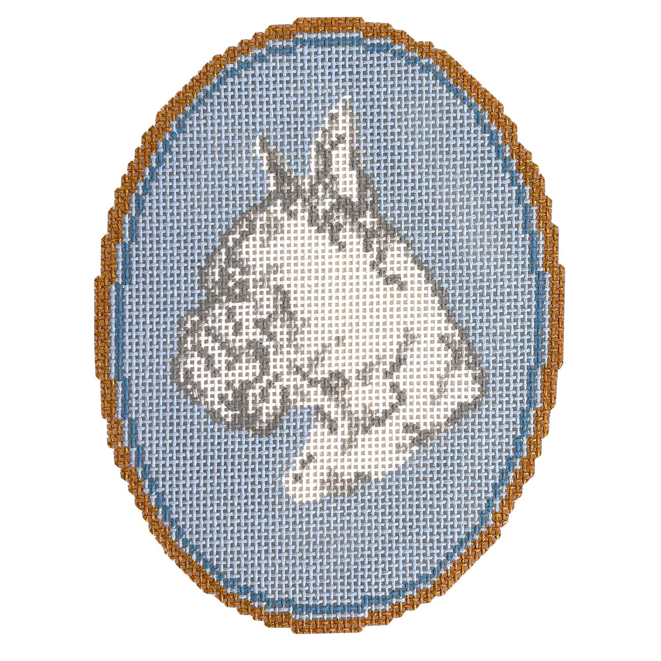 The Boxer Cameo Painted Canvas Atlantic Blue Canvas  - 1