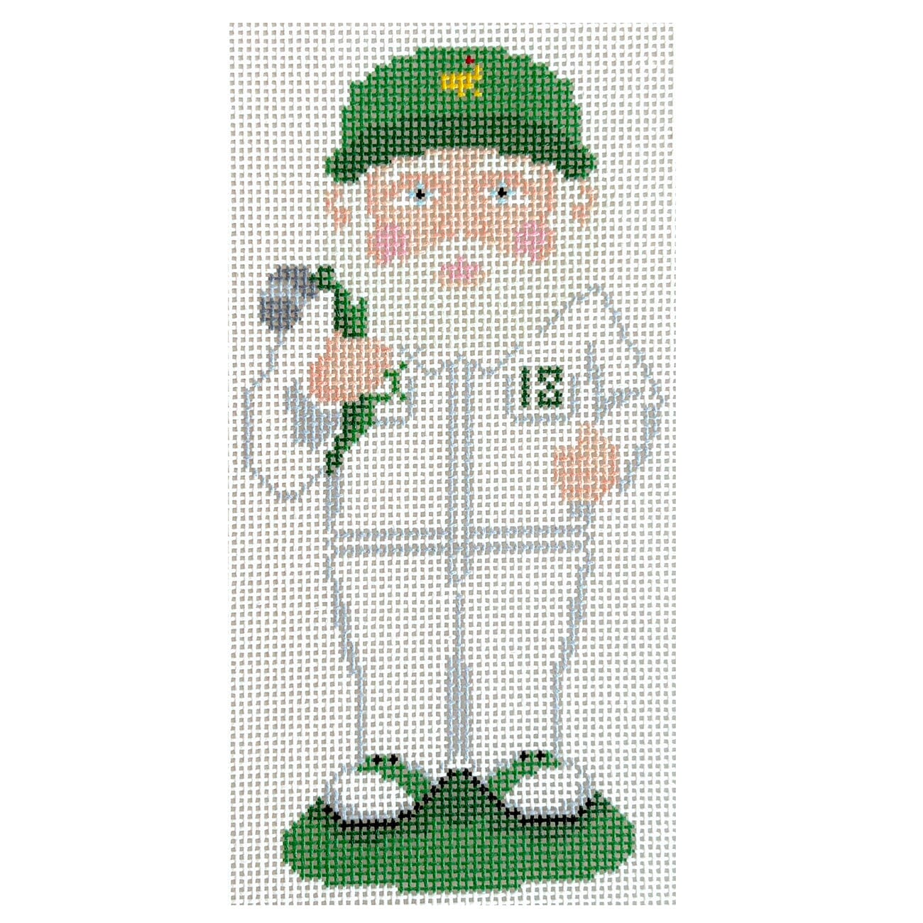 The Caddie Painted Canvas Wipstitch Needleworks  - 1