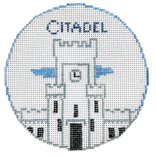 The Citadel   Padgett Thomas Barracks Painted Canvas Kathy Schenkel Designs 

