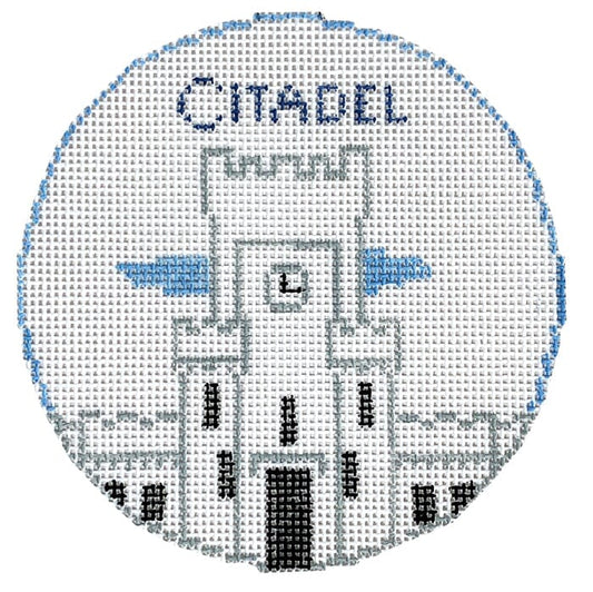 The Citadel - Padgett-Thomas Barracks Painted Canvas Kathy Schenkel Designs 