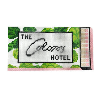 The Colony Matchbox Ornament Painted Canvas Spruce Street Studio 
