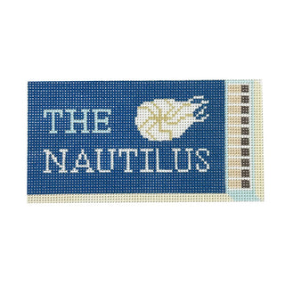 The Nautilus Matchbox Ornament Painted Canvas Spruce Street Studio 
