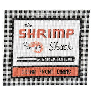The Shrimp Shack Painted Canvas The Gingham Stitchery 

