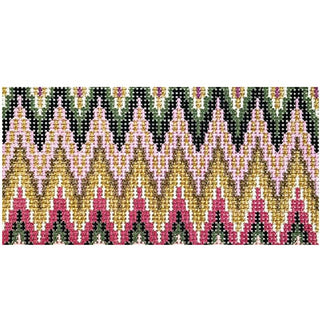 The Warm Flames Clutch Insert 3x6 Painted Canvas Rachel Barri Designs 

