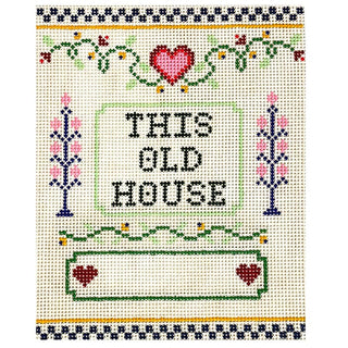 This Old House on 18 Painted Canvas Alice & Blue 
