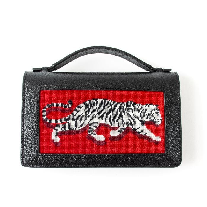 Tiger Clutch Insert Kit   Red Kits Needlepoint To Go 
