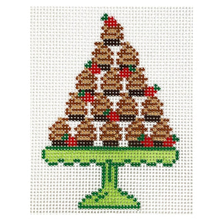 Tipsy Tower Chocolate Strawberry Treats Painted Canvas KCN Designers 
