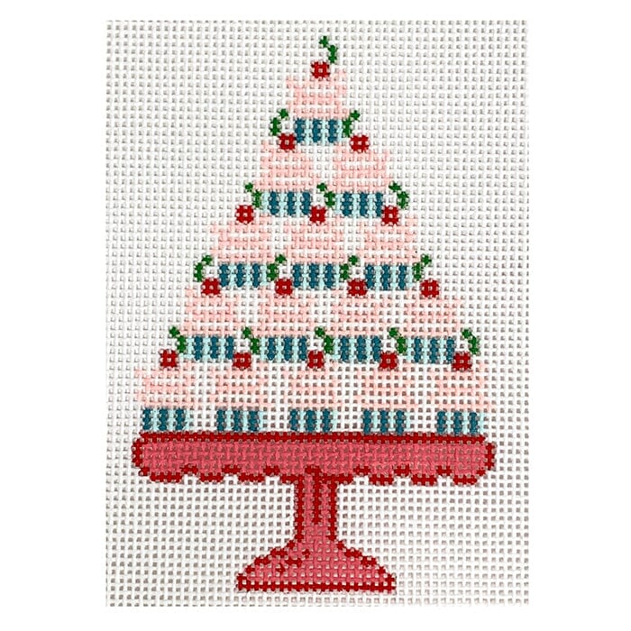 Tipsy Tower Cupcakes Painted Canvas KCN Designers  - 1