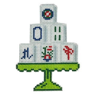 Tipsy Tower Magical Mahjong Painted Canvas KCN Designers 
