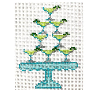 Tipsy Tower Margaritas Painted Canvas KCN Designers 
