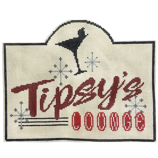 Tipsy's Lounge Painted Canvas The Meredith Collection 