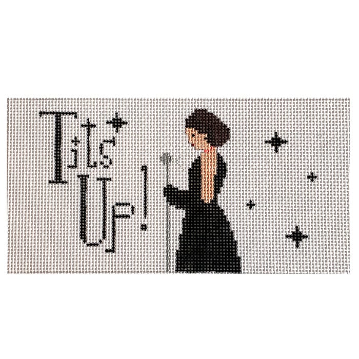 Tits Up Painted Canvas Vallerie Needlepoint Gallery  - 1