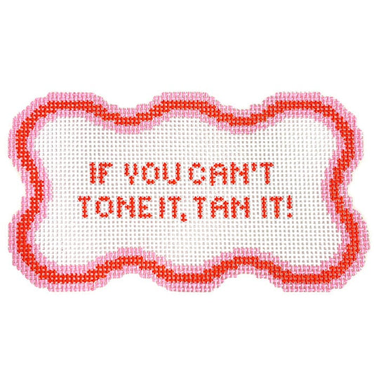 Tone It or Tan It Painted Canvas Wipstitch Needleworks 