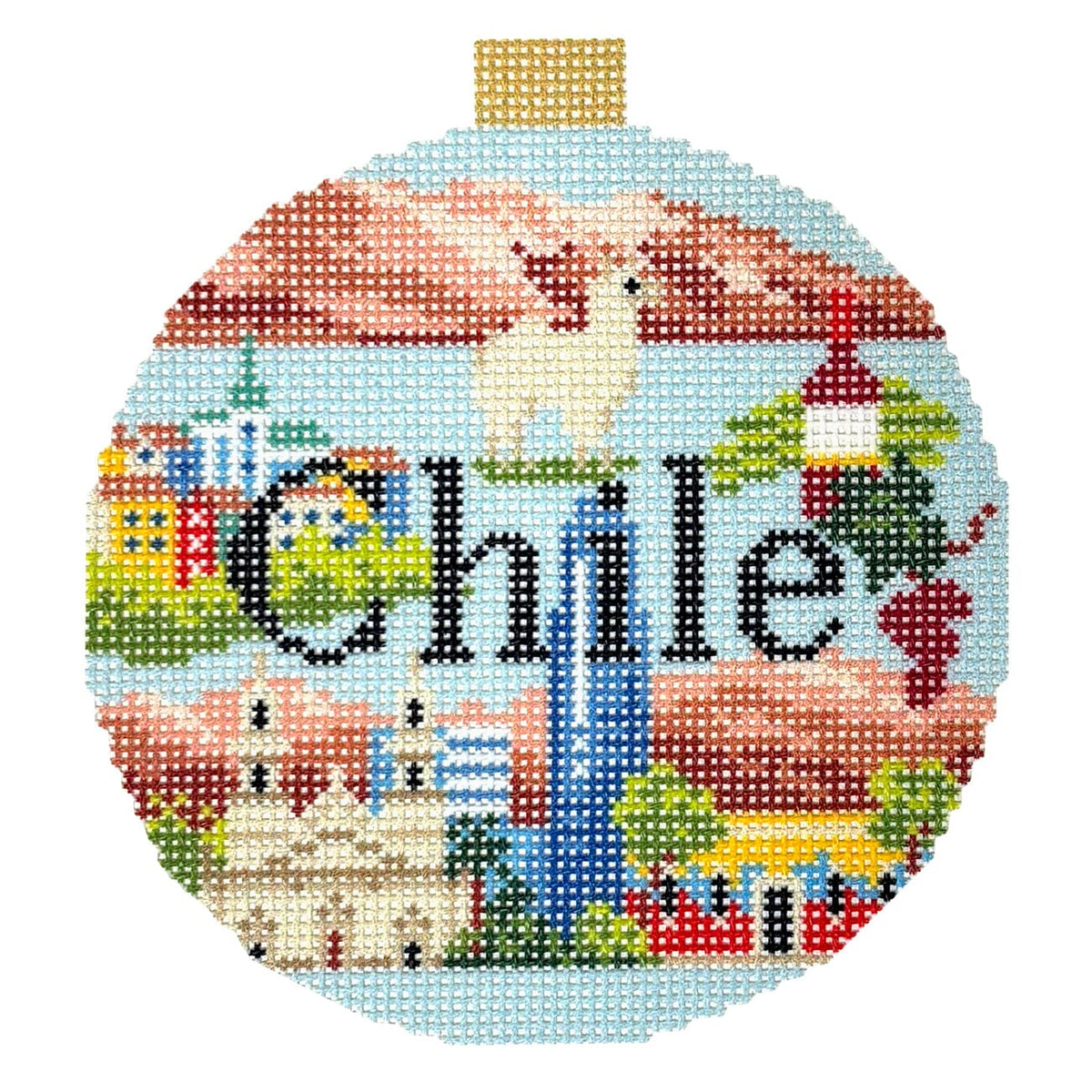 Travel Round   Chile Printed Canvas Kirk & Bradley  - 1