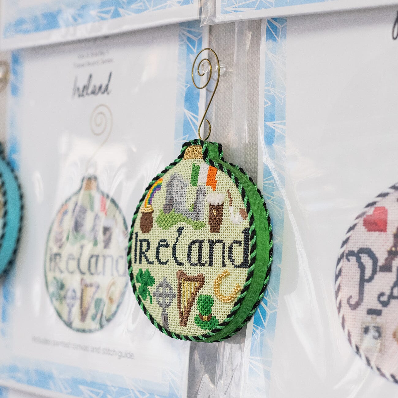 Travel Round   Ireland with Stitch Guide Printed Canvas Kirk & Bradley  - 4