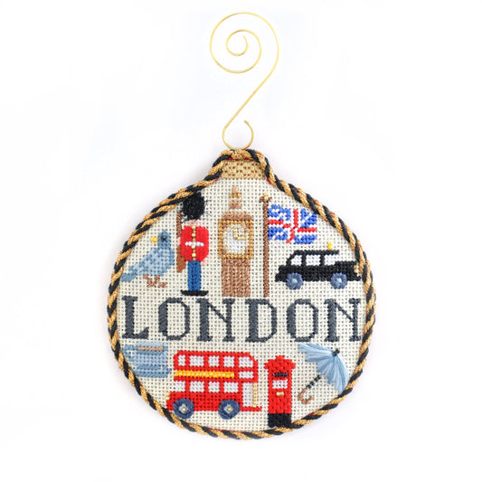 Travel Round - London with Stitch Guide Painted Canvas Kirk & Bradley 
